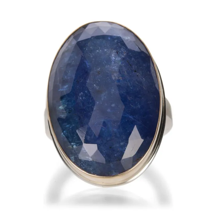 Rings Jamie Joseph Large Vertical Rosecut Tanzanite Ring