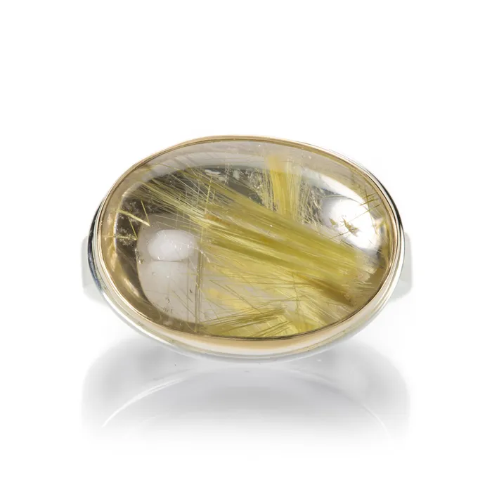 Rings Jamie Joseph Oval Rutilated Quartz Ring