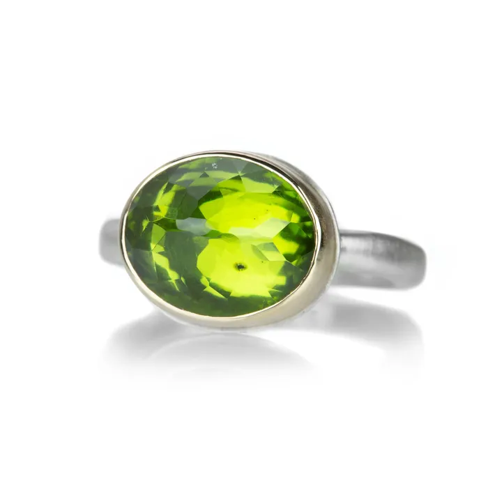 Rings Jamie Joseph Small Inverted Peridot Ring