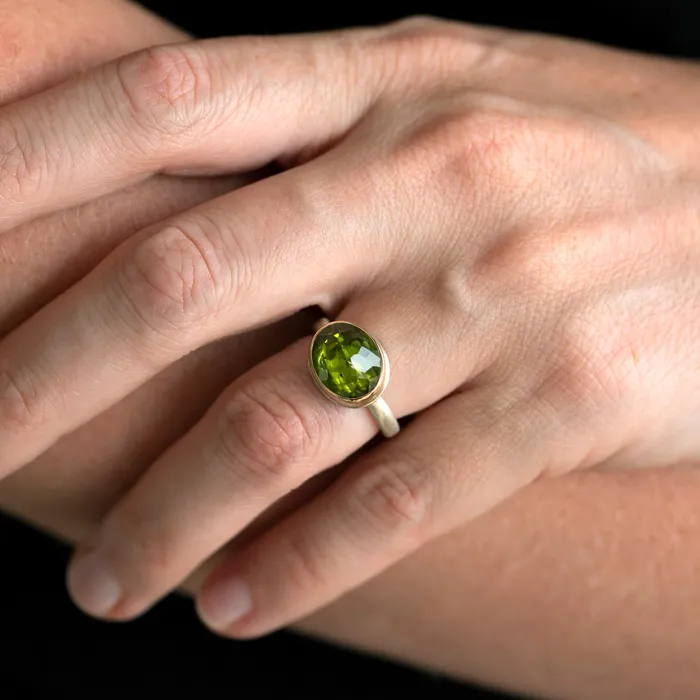 Rings | Jamie Joseph Small Inverted Peridot Ring