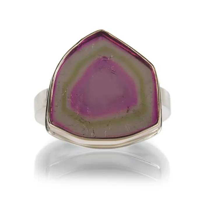 Rings | Jamie Joseph Watermelon Tourmaline Slice Ring