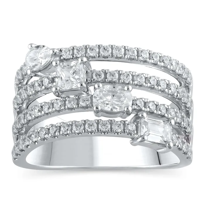 Rings JASANI USA 14KW 1.50 CTTW DIAMOND FASHION RING