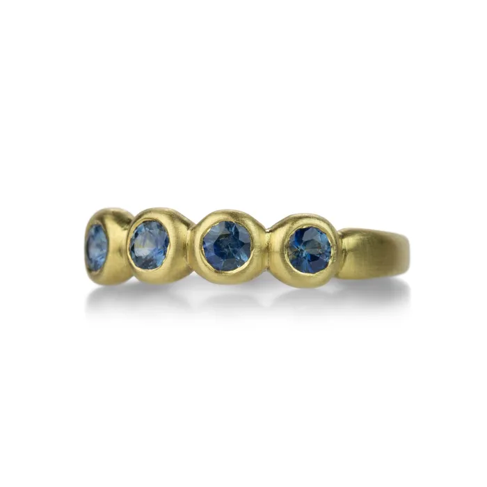 Rings | Marian Maurer Dark Blue Montana Sapphire Porch Skimmer Band