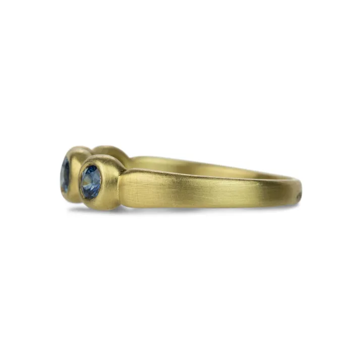 Rings | Marian Maurer Dark Blue Montana Sapphire Porch Skimmer Band