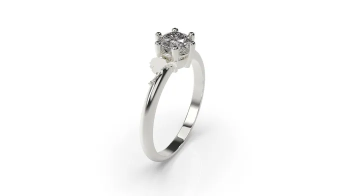 Rings MyUniqueRing Alaska Engagement Ring White Gold Alaska