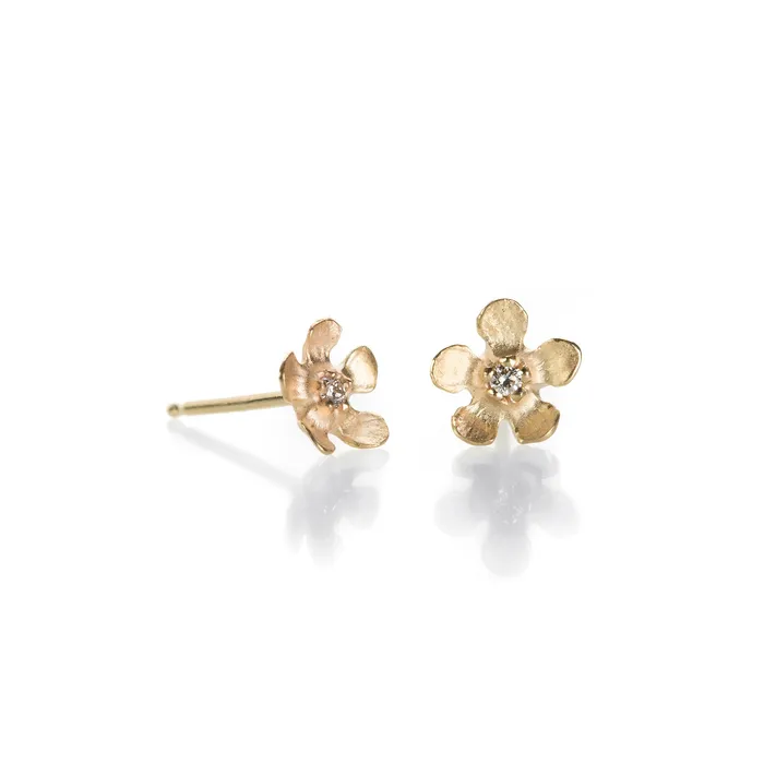 Rings Nicole Landaw Open Flower Studs