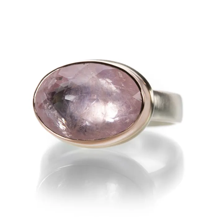 Rings Oval Inverted Morganite Ring - Jamie Joseph