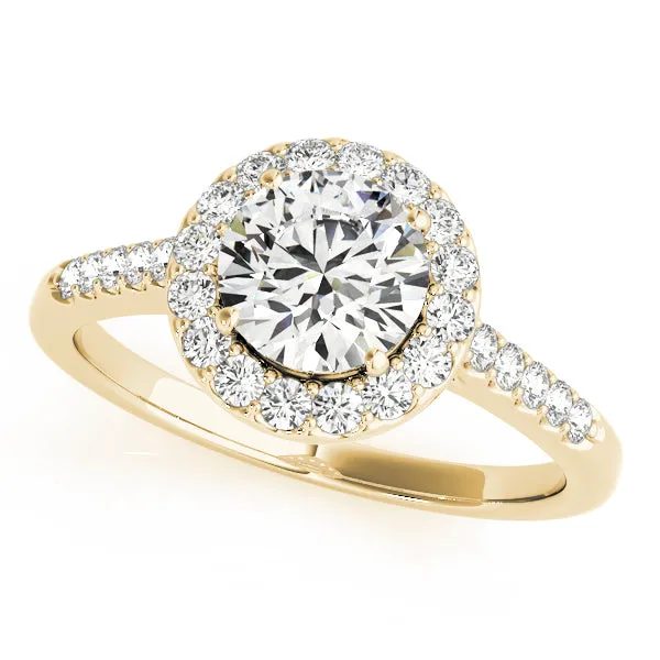 Rings | Overnight Mountings Bridal Halo Diamond Engagement Ring