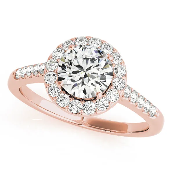 Rings | Overnight Mountings Bridal Halo Diamond Engagement Ring