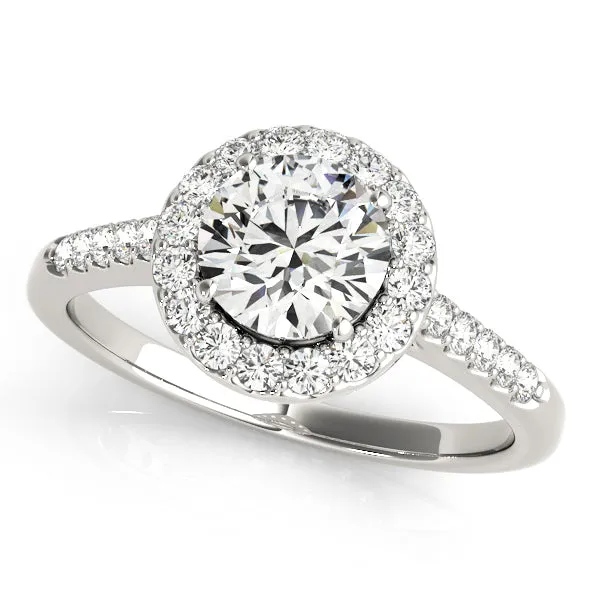 Rings | Overnight Mountings Bridal Halo Diamond Engagement Ring