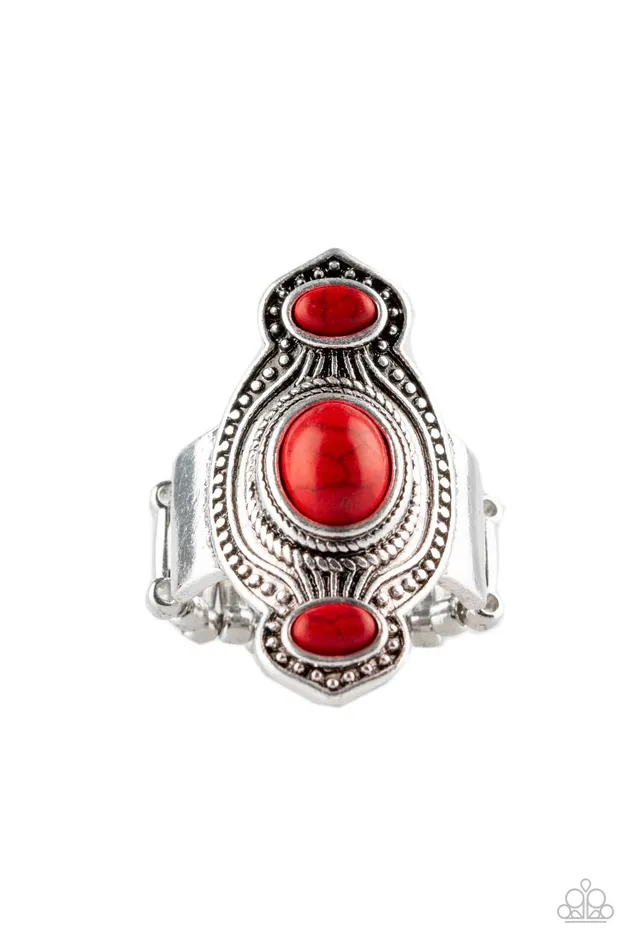 Rings | Paparazzi Accessories Paparazzi Dune Drifter - Red Ring