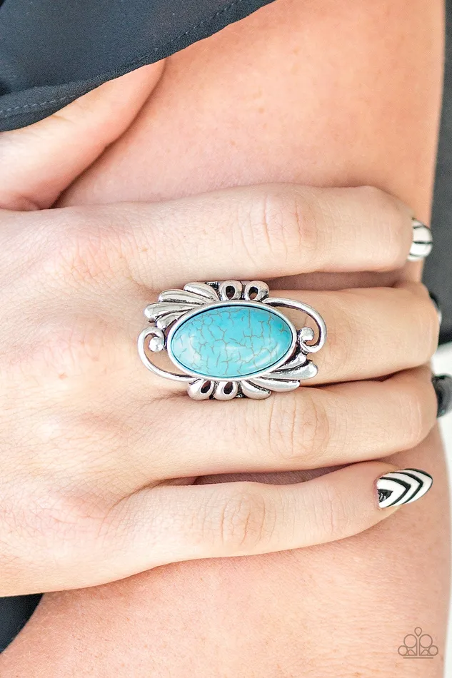 Rings Paparazzi Accessories Paparazzi Sedona Sunset - Turquoise Ring