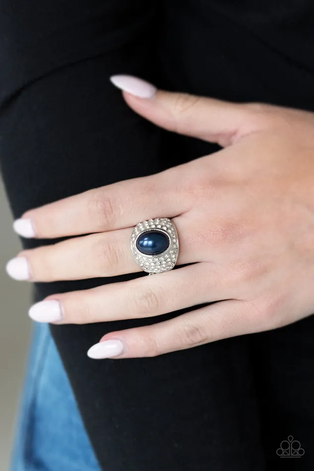 Rings Paparazzi Glittering Go-Getter -Blue Ring - diannesjewelryshop