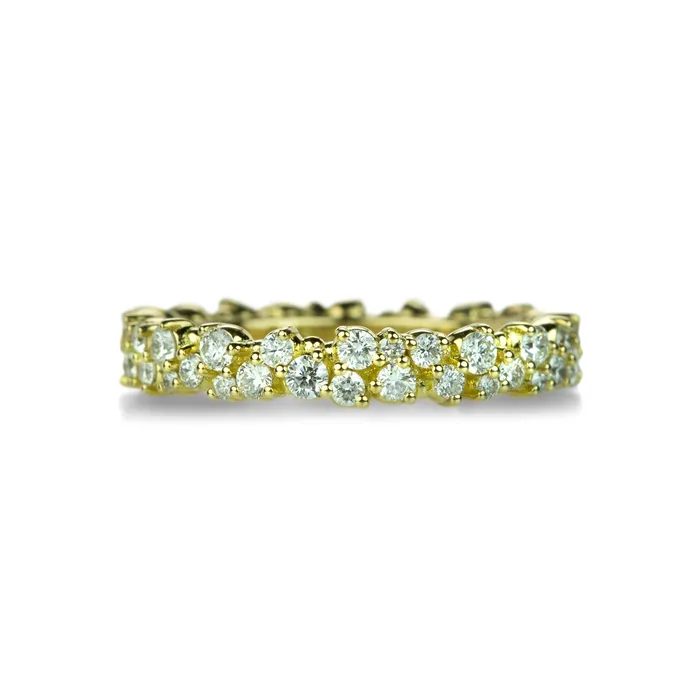 Rings Paul Morelli 4mm Yellow Gold Diamond Confetti Ring