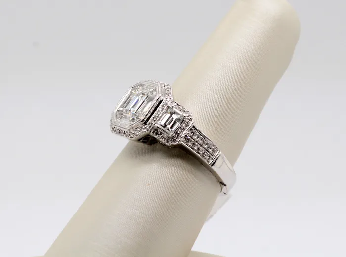 Rings | PINK DIAMOND INC 18KW Diamond Engagement Ring