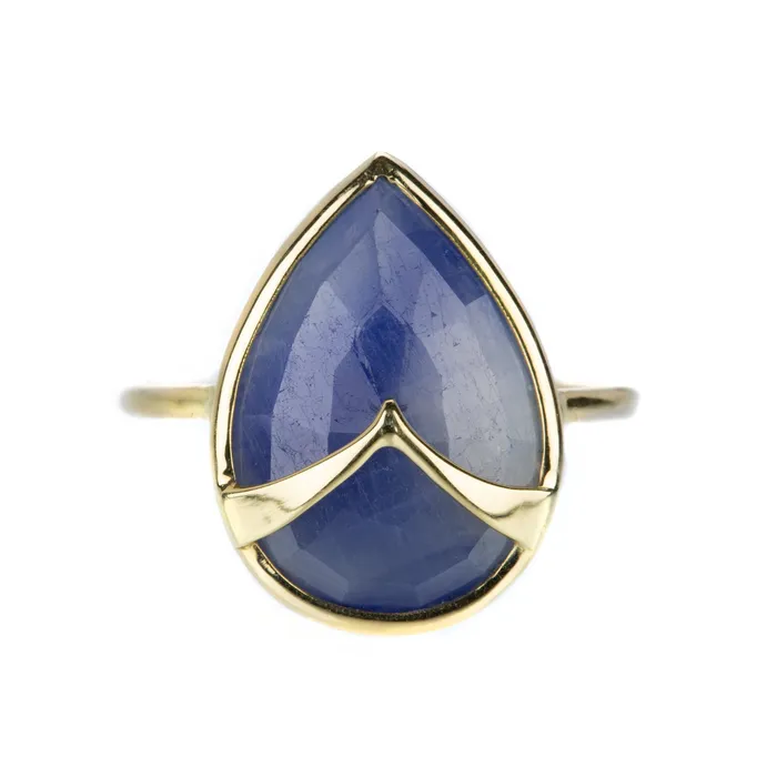 Rings Rachel Atherley Blue Sapphire Owl Ring