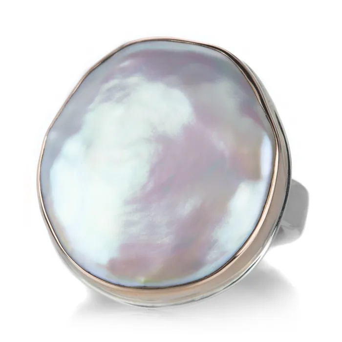 Rings Rose Gold Pink Cultured Pearl Ring - Jamie Joseph