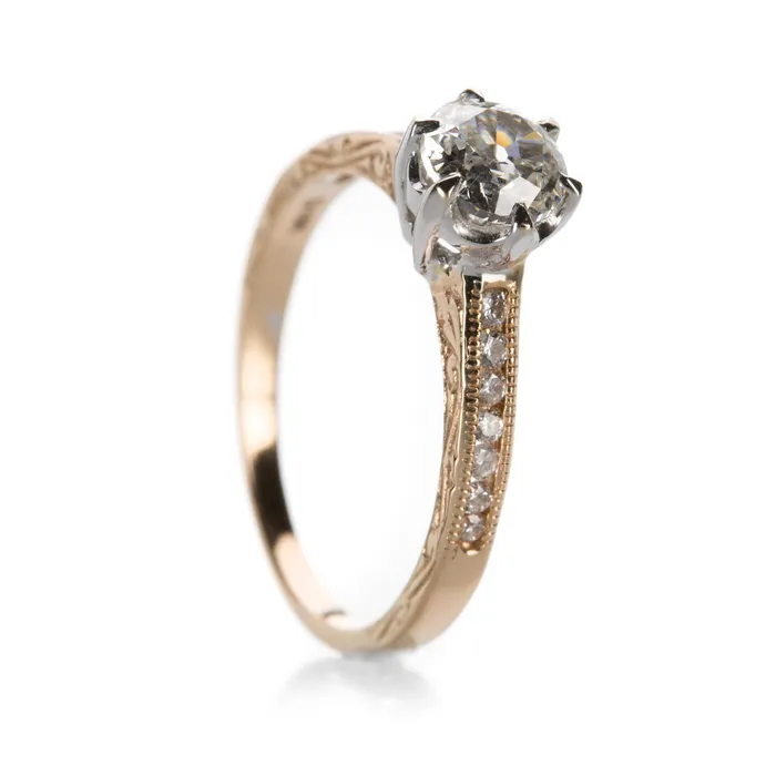 Rings Sethi Couture Old Mine Cut Diamond Engagement Ring