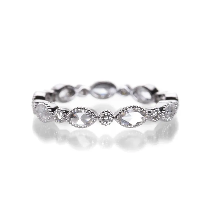 Rings Sethi Couture White Diamond Marquise Band