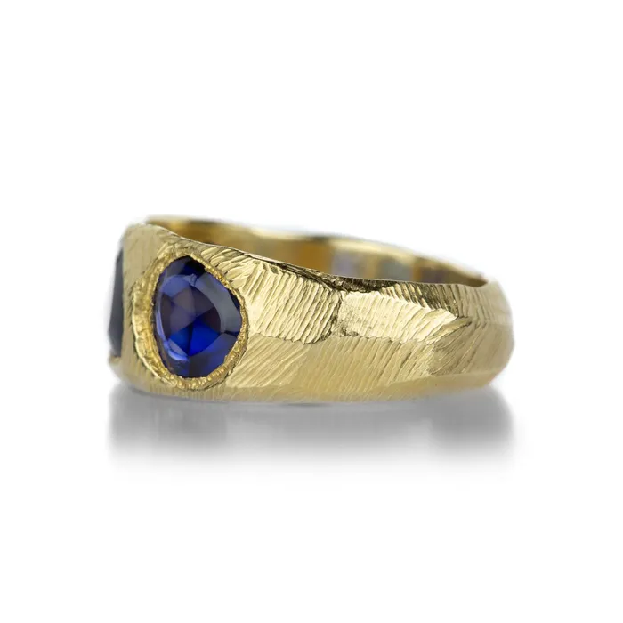 Rings | Triple Blue Sapphire Band - Page Sargisson