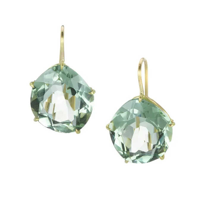 Rosanne Pugliese Green Amethyst Petal Earrings Earrings