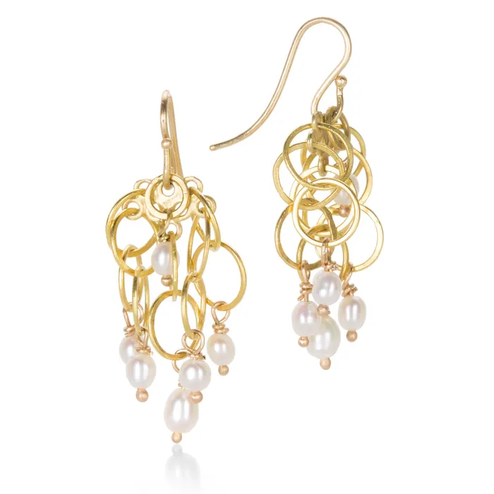 Rosanne Pugliese Keshi Pearl Cluster Earrings Earrings