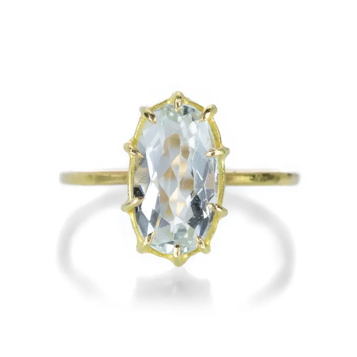 Rosanne Pugliese Rings Oval Aquamarine Ring