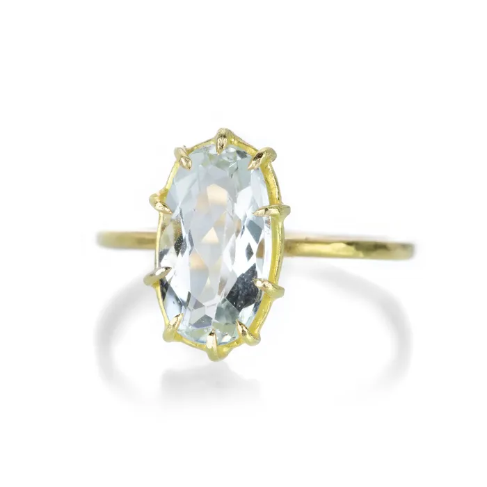 Rosanne Pugliese Rings | Oval Aquamarine Ring