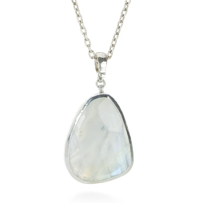 Rose Cut Rainbow Moonstone Necklace Gurhan Necklaces