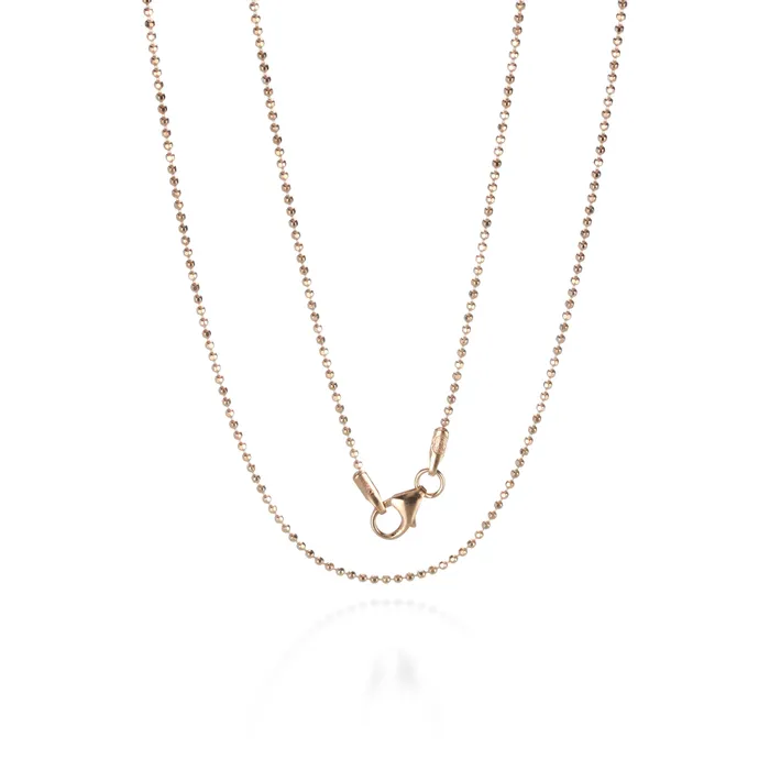 Rose Gold 1mm Ball Chain Julez Bryant Necklaces