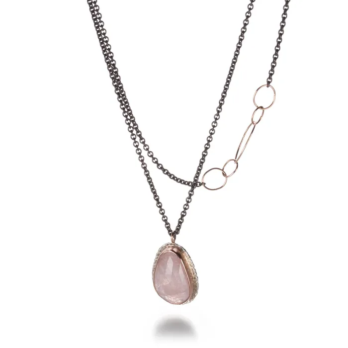 Rosecut Morganite Necklace Jamie Joseph Necklaces