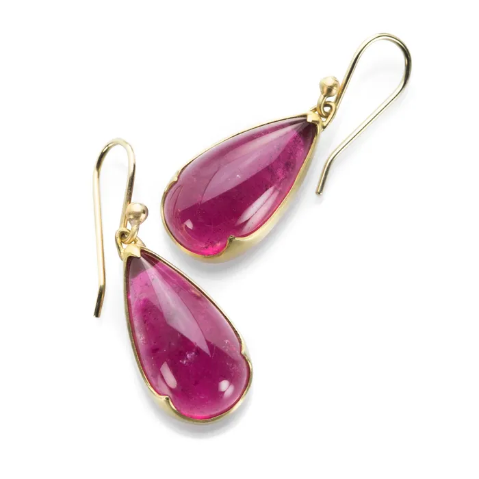 Rubellite Tourmaline Earrings Gabriella Kiss Earrings