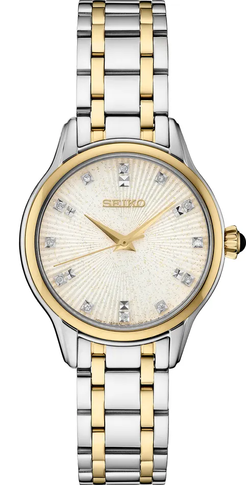 SEIKO TIME Rings Gents Seiko Two Tone Diamond Watch