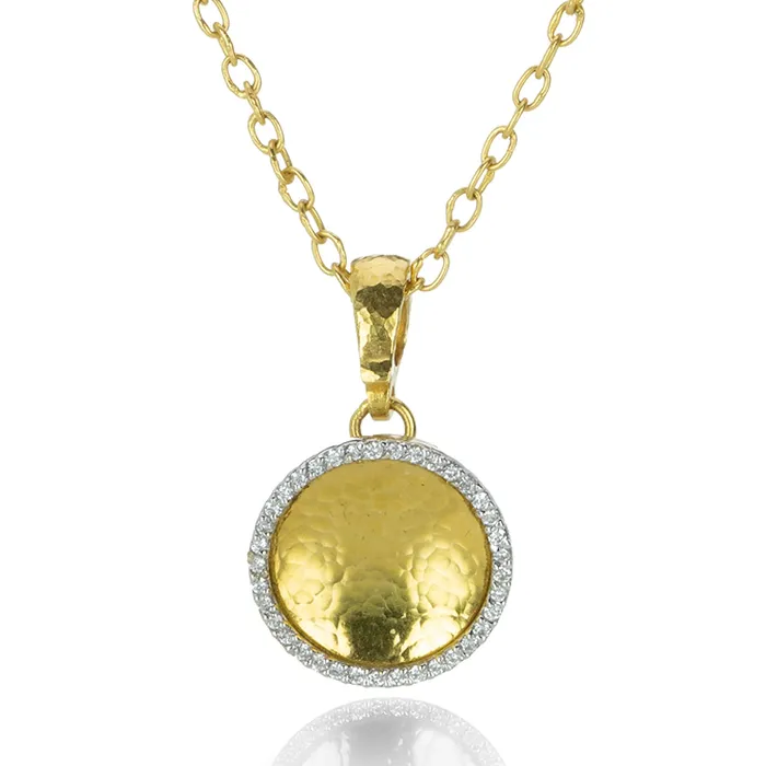 Small Diamond Hourglass Pendant Necklace Gurhan Necklaces