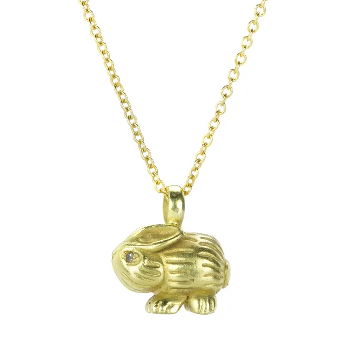 Sophie Theakston Necklaces Baby Bunny Pendant Necklace