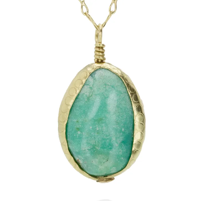 Sophie Theakston Necklaces Chrysoprase Floge Necklace