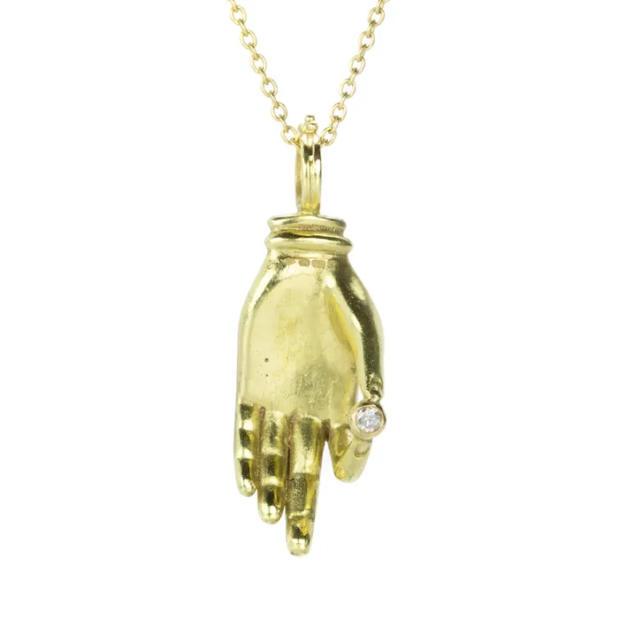 Sophie Theakston Necklaces Large Gyan Mudra Pendant Necklace