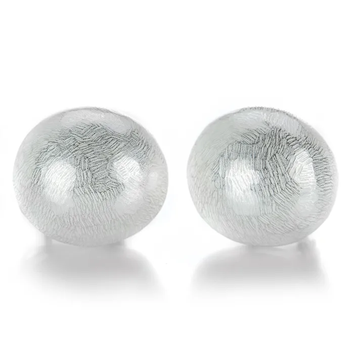 Sterling Silver Pebble Puff Earrings John Iversen Earrings