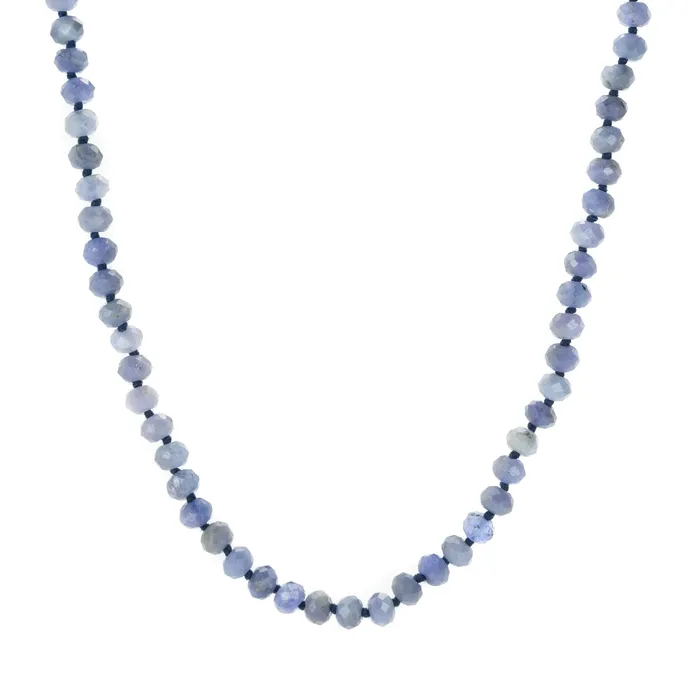 Tanzanite Beaded Necklace - 18 Joseph Brooks Necklaces