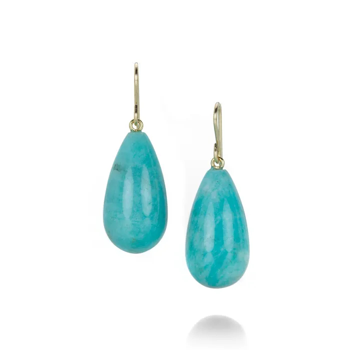 Teardrop Amazonite Earrings Maria Beaulieu Earrings