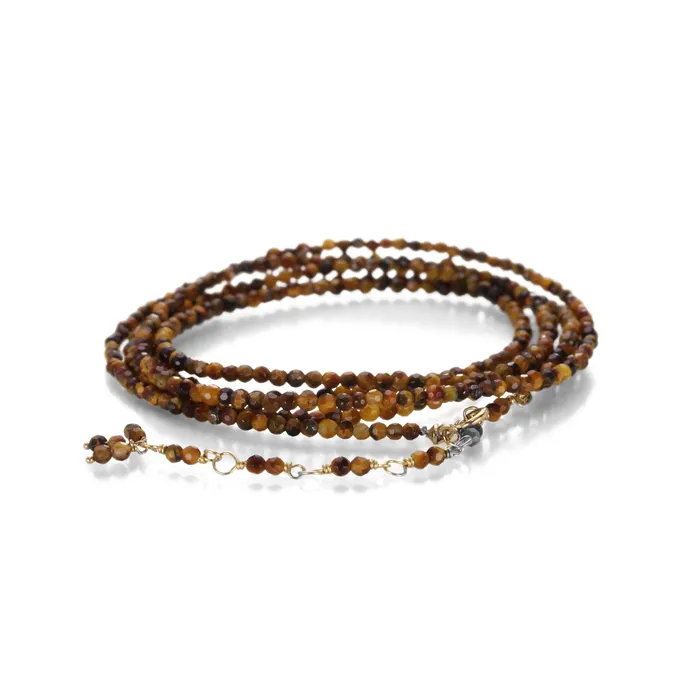 Tiger Eye Wrap Bracelet Anne Sportun Bracelets