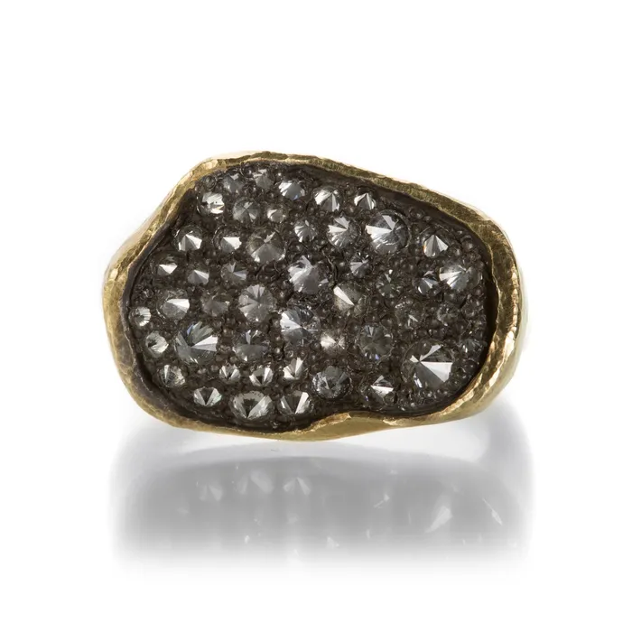 Todd Pownell Rings Organic Pave Diamond Ring