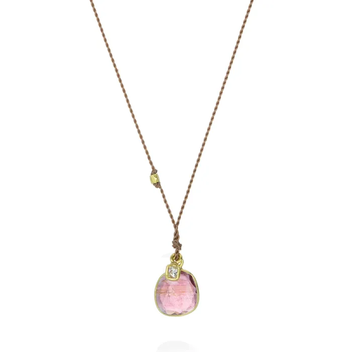 Tourmaline and Diamond Necklace Margaret Solow Necklaces