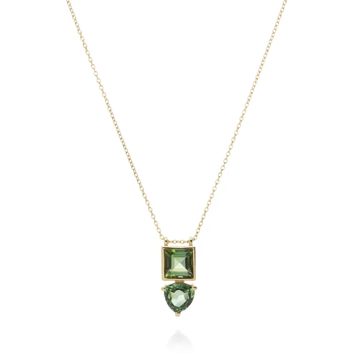 Tourmaline Pair Necklace Nicole Landaw Necklaces