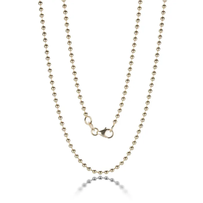 Yellow Gold 1.5mm Ball Chain - 24 Julez Bryant Pre-Styled Sets