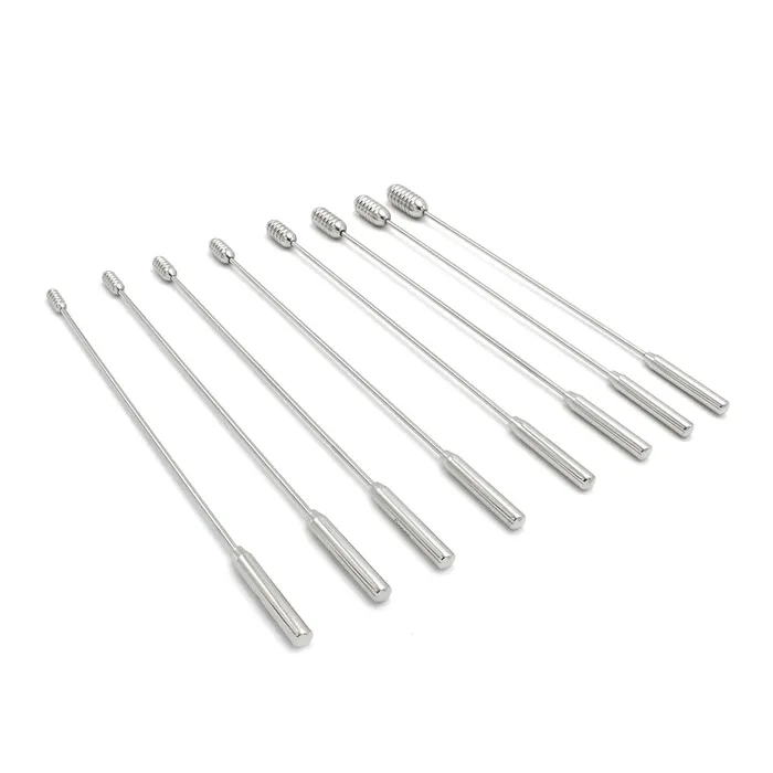 Anal | Kiotos Kiotos Steel - Set Met Geribbelde Rosebud Dilators/sounds In Luxe etui - 8 Stuks Anal | Kiotos Kiotos Steel - Set Met Geribbelde Rosebud Dilators/sounds In Luxe etui - 8 Stuks