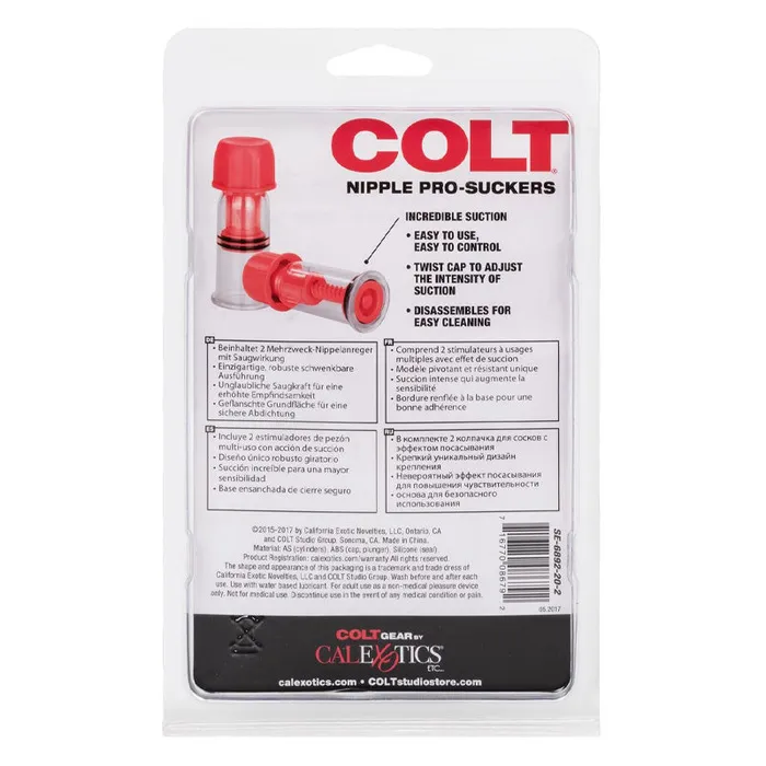 California Exotic Female Sex Toys | Colt Nipple Pro Suckers California Exotic Female Sex Toys | Colt Nipple Pro Suckers
