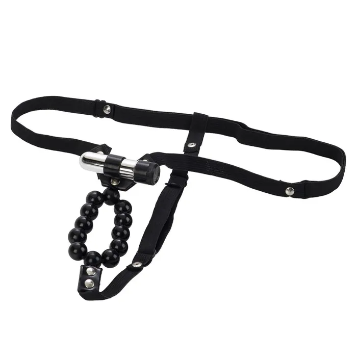 California Exotic Male Sex Toys | Vibrating Thong With Beads