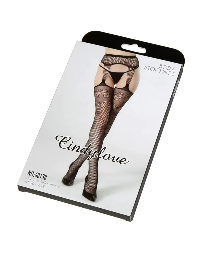 Cindylove Vibrators Cindylove Jarretelkousen No 40138 One Size Zwart