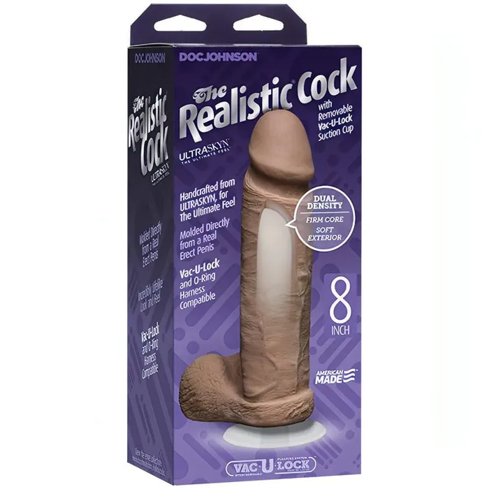 Dildos | Doc Johnson UR3 The realistic Cock 8'' - Mulatto